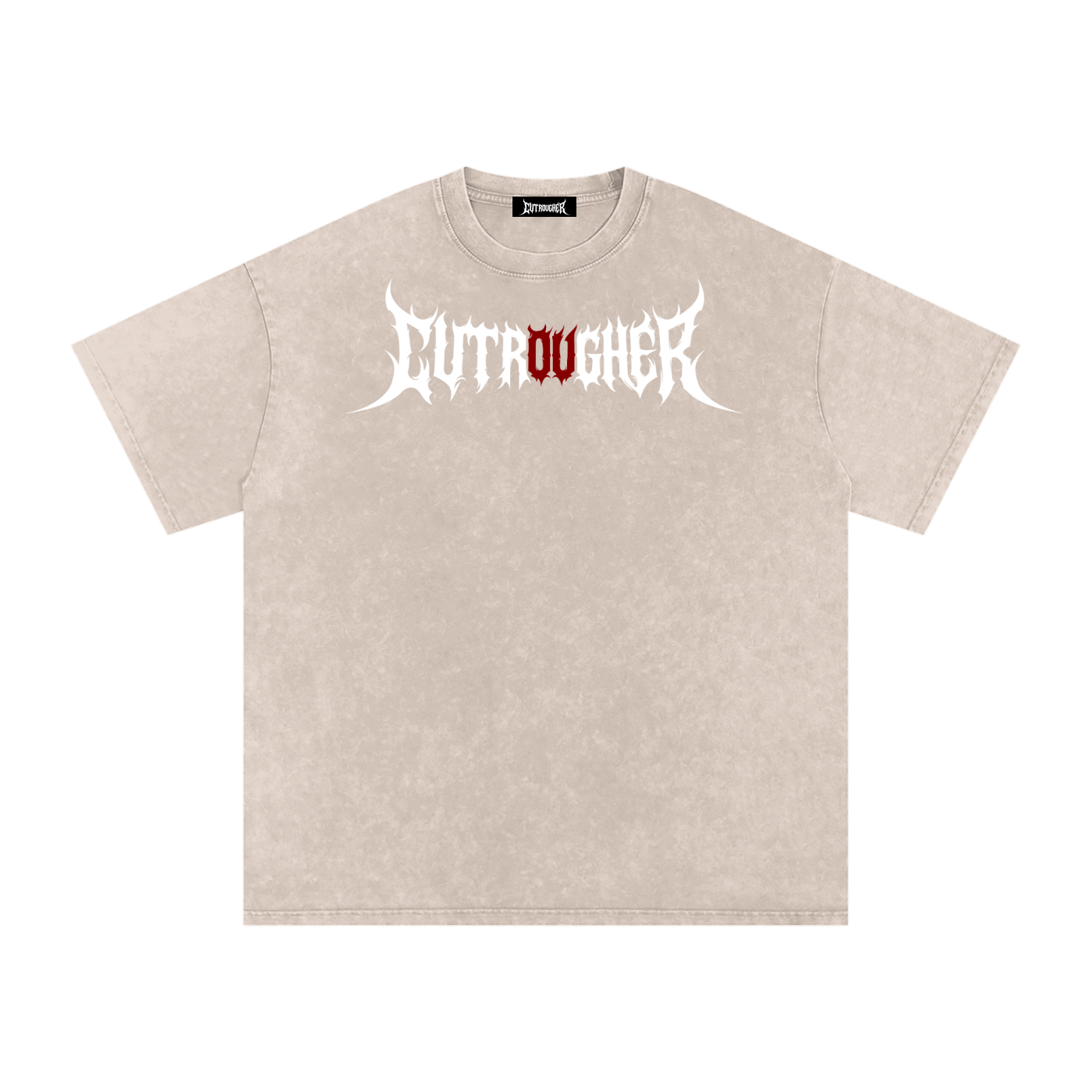 CUT ROUGHER™ - Snow Washed Oversized Cotton T-Shirt