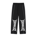 CUT ROUGHER™ - Reflection Striped Straight-Leg Sweatpants