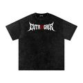 CUT ROUGHER™ - Snow Washed Oversized Cotton T-Shirt