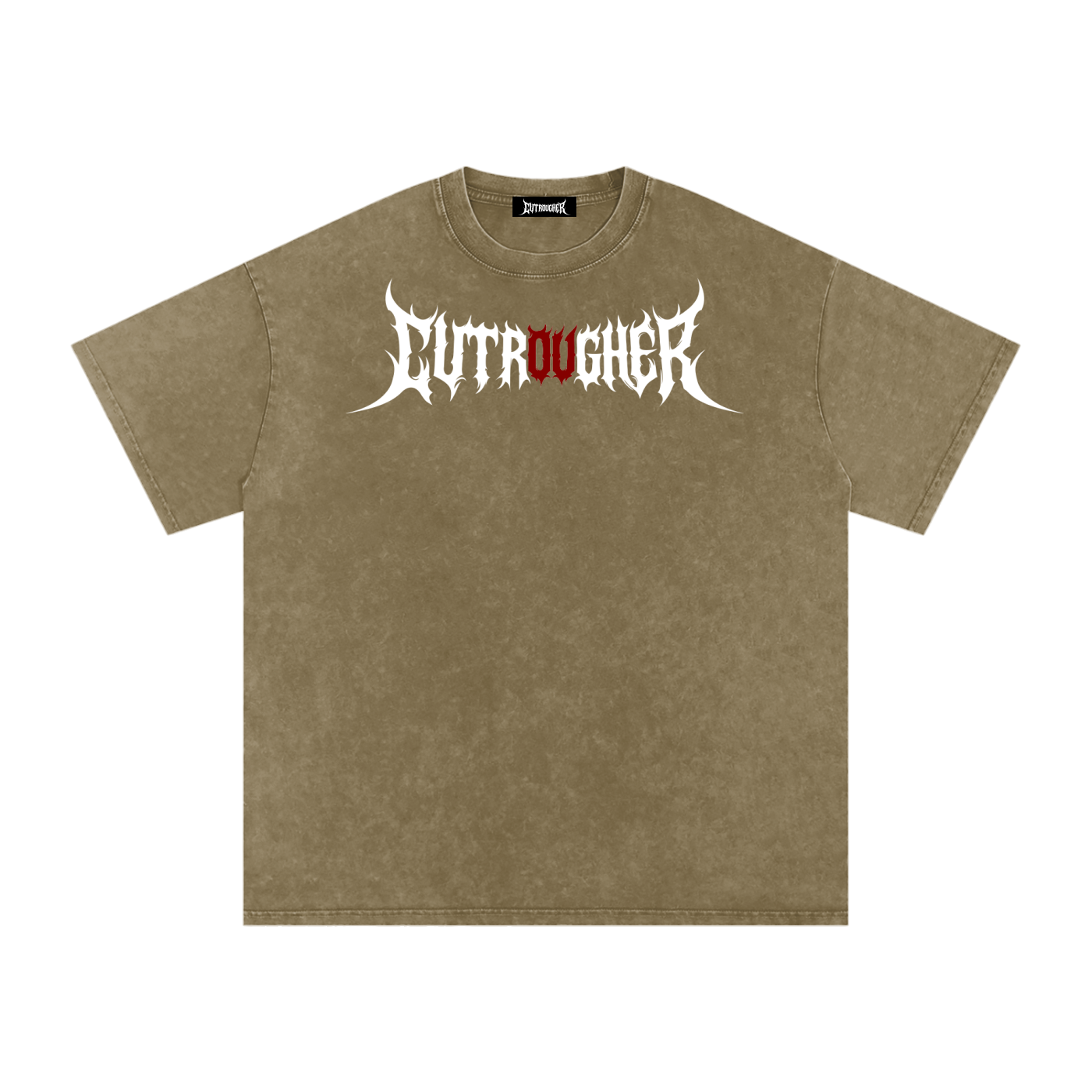 CUT ROUGHER™ - Snow Washed Oversized Cotton T-Shirt