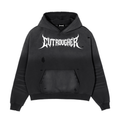 CUT ROUGHER™ - Frayed Sunfade Boxy Fleece Hoodie