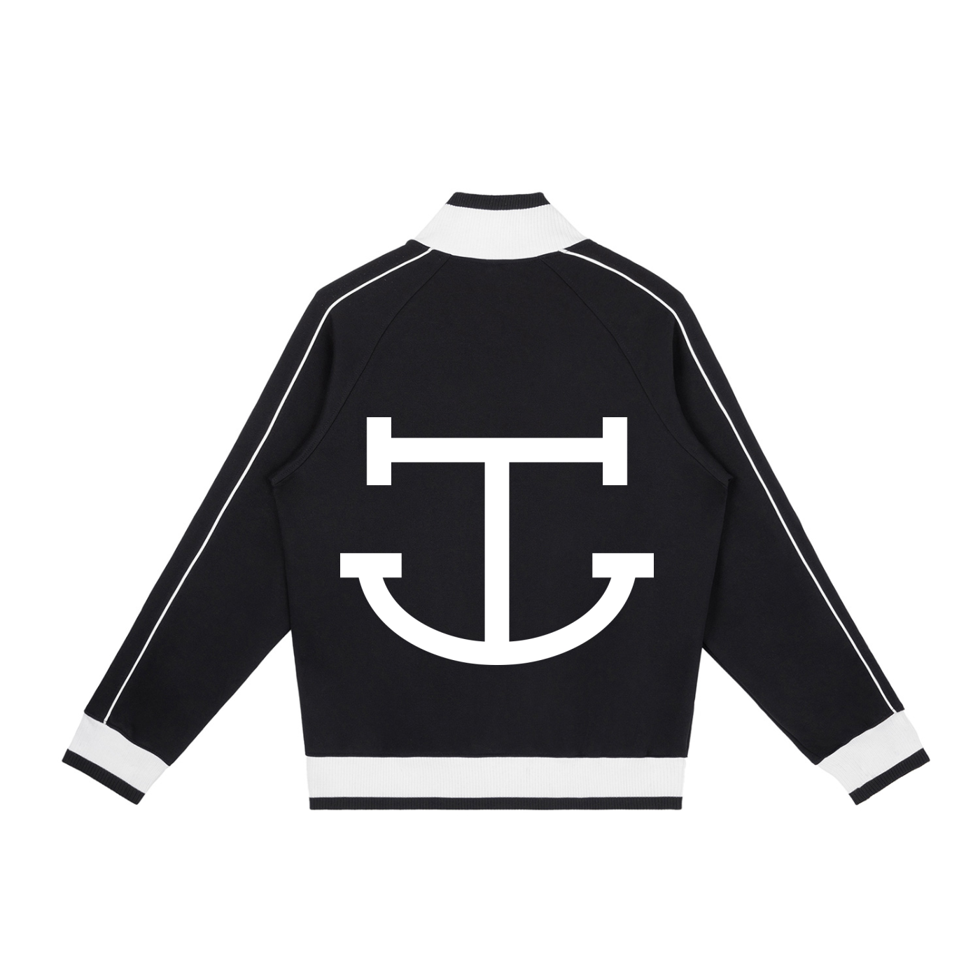 CUT ROUGHER™  - Color Block Raglan Sleeve Zip Track Jacket
