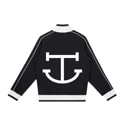 CUT ROUGHER™  - Color Block Raglan Sleeve Zip Track Jacket